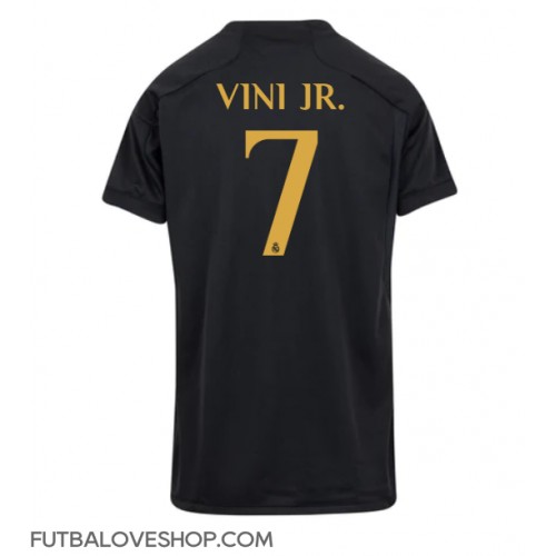 Dres Real Madrid Vinicius Junior #7 Tretina pre Ženy 2023-24 Krátky Rukáv